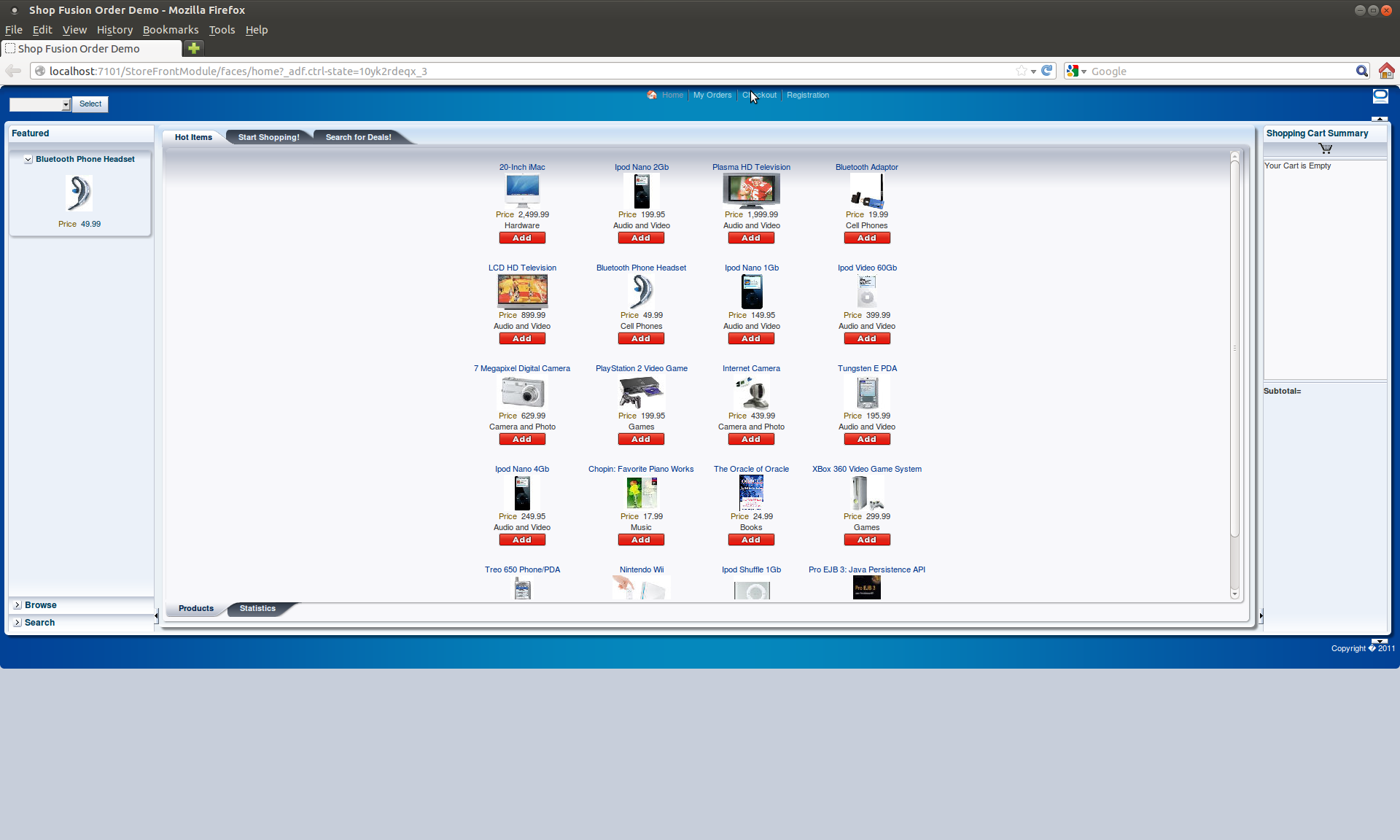 Sample ADF Application