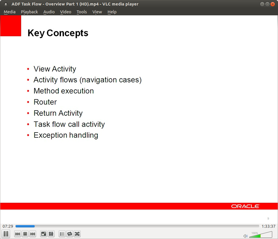 Oracle ADF Task Flow