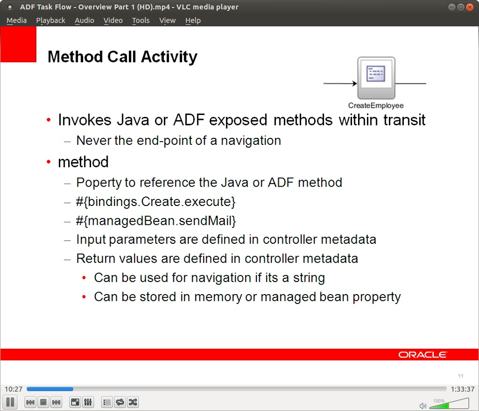 Oracle ADF Task Flow