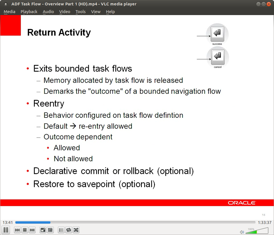 Oracle ADF Task Flow