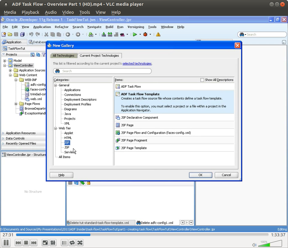 Oracle ADF Task Flow