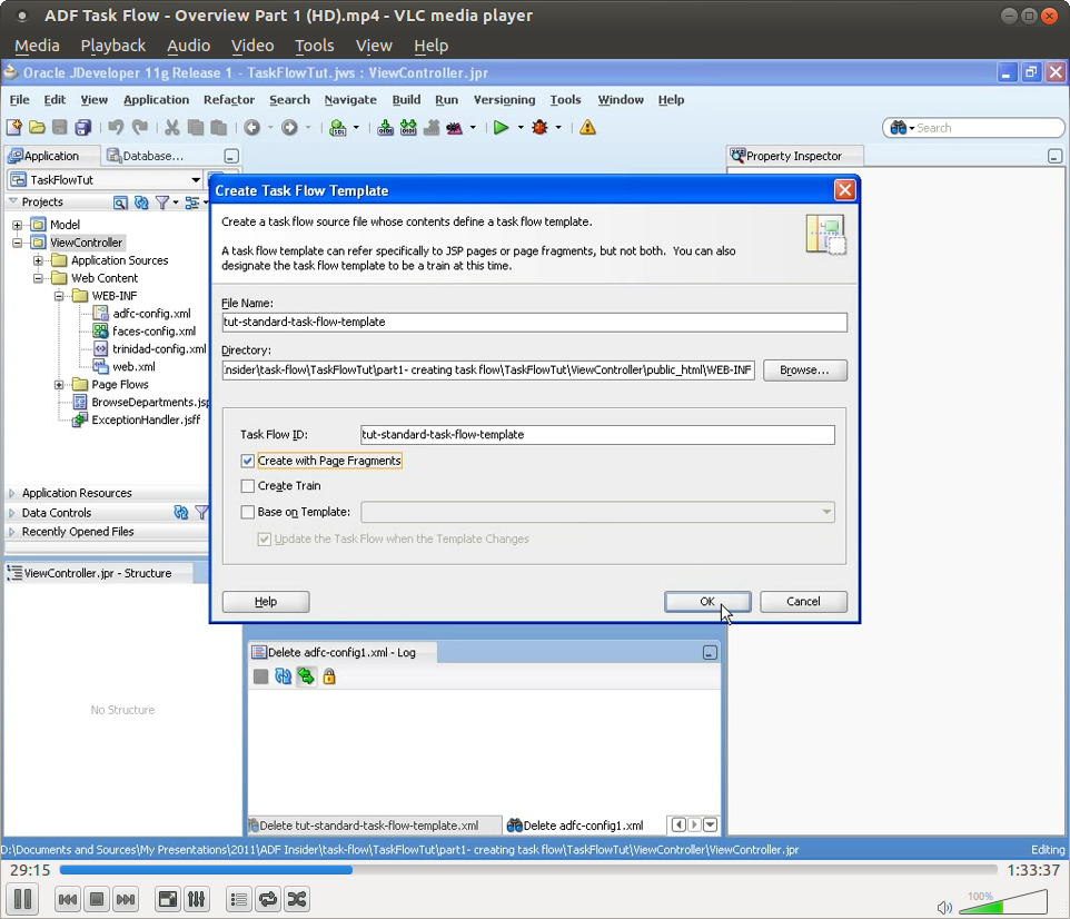 Oracle ADF Task Flow