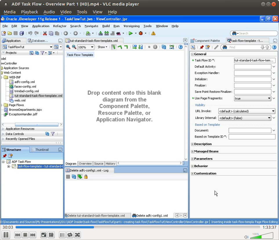 Oracle ADF Task Flow