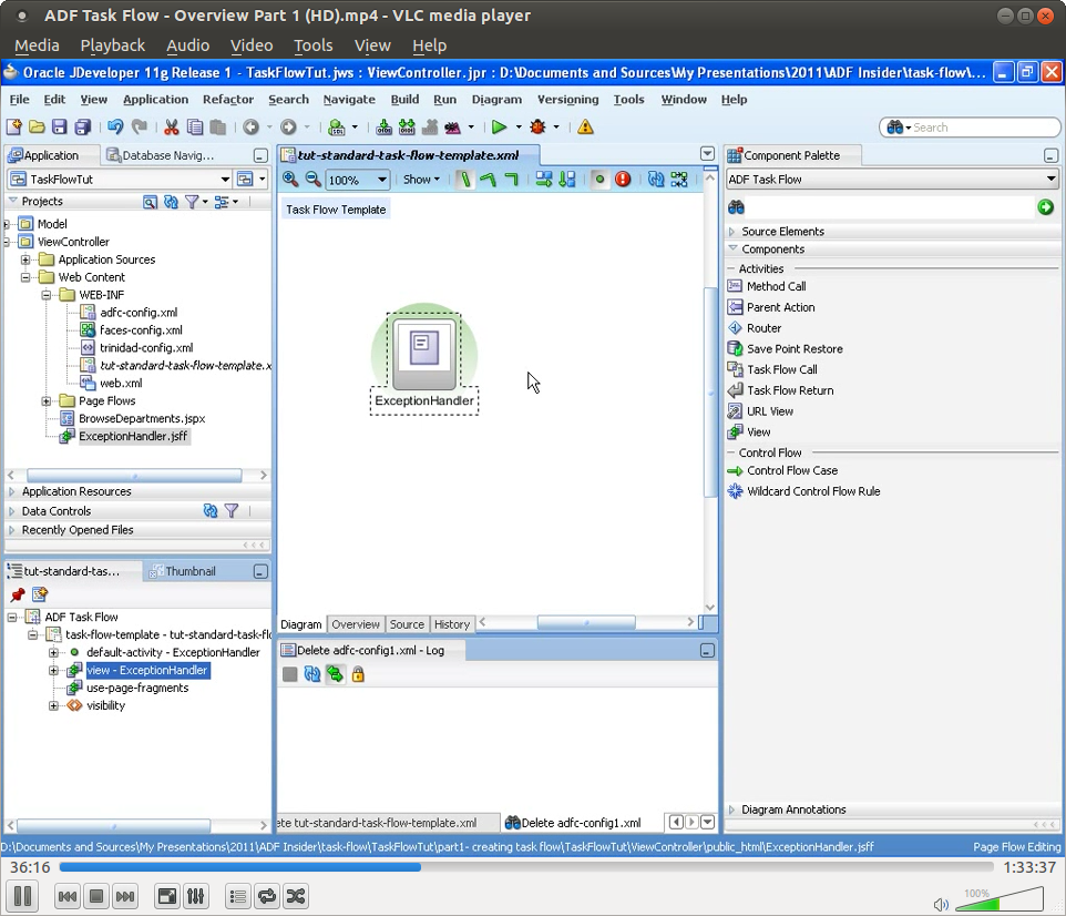 Oracle ADF Task Flow