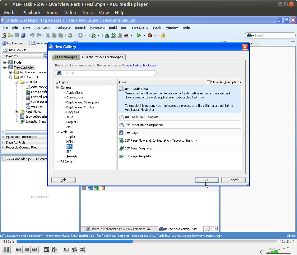 Oracle ADF Task Flow