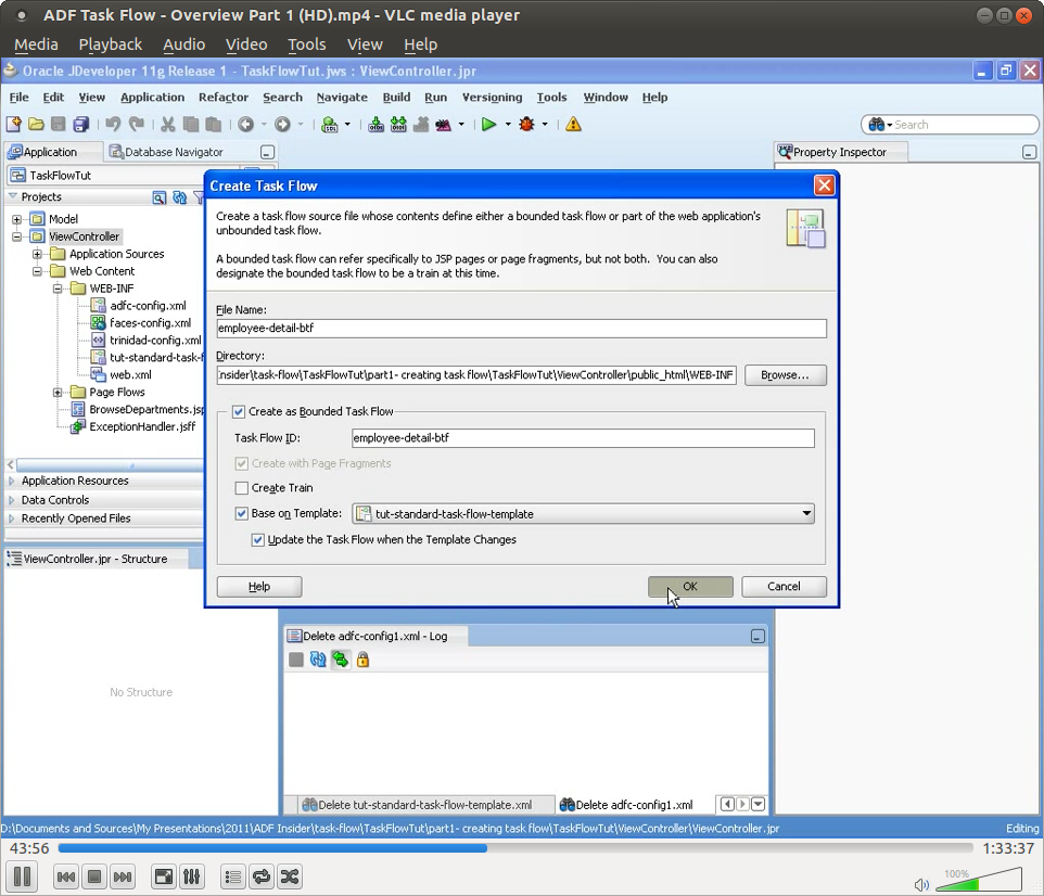Oracle ADF Task Flow