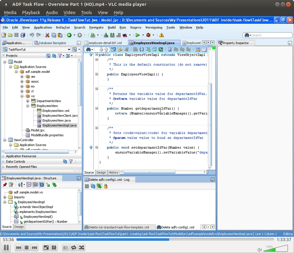 Oracle ADF Task Flow