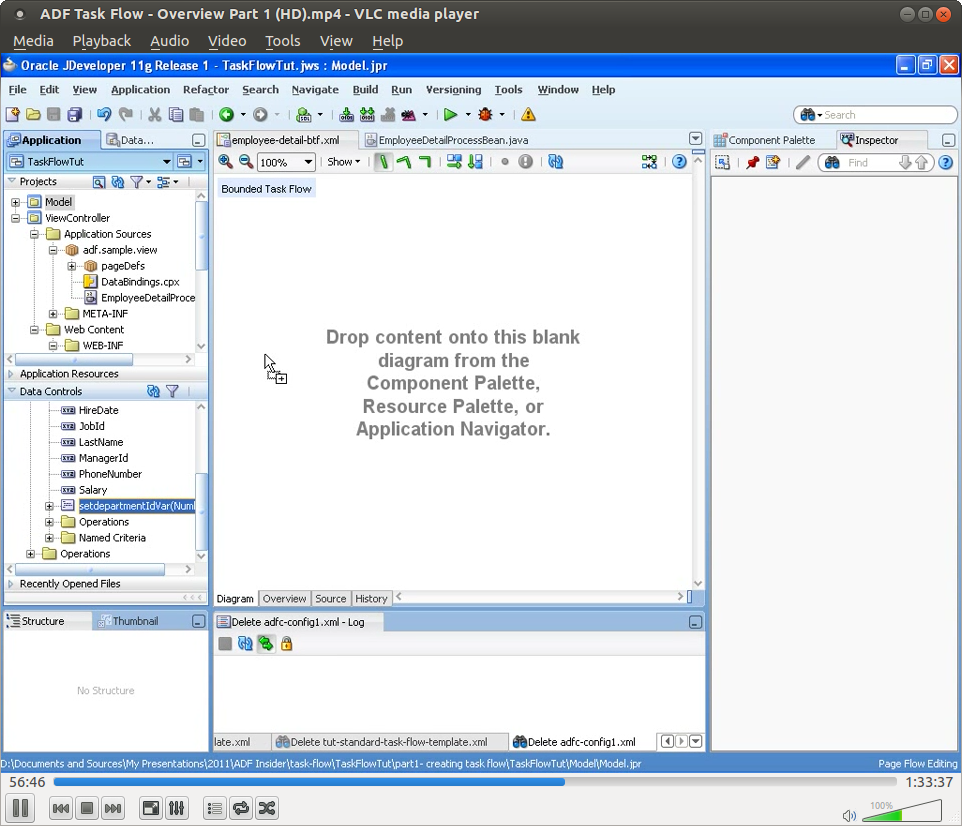 Oracle ADF Task Flow