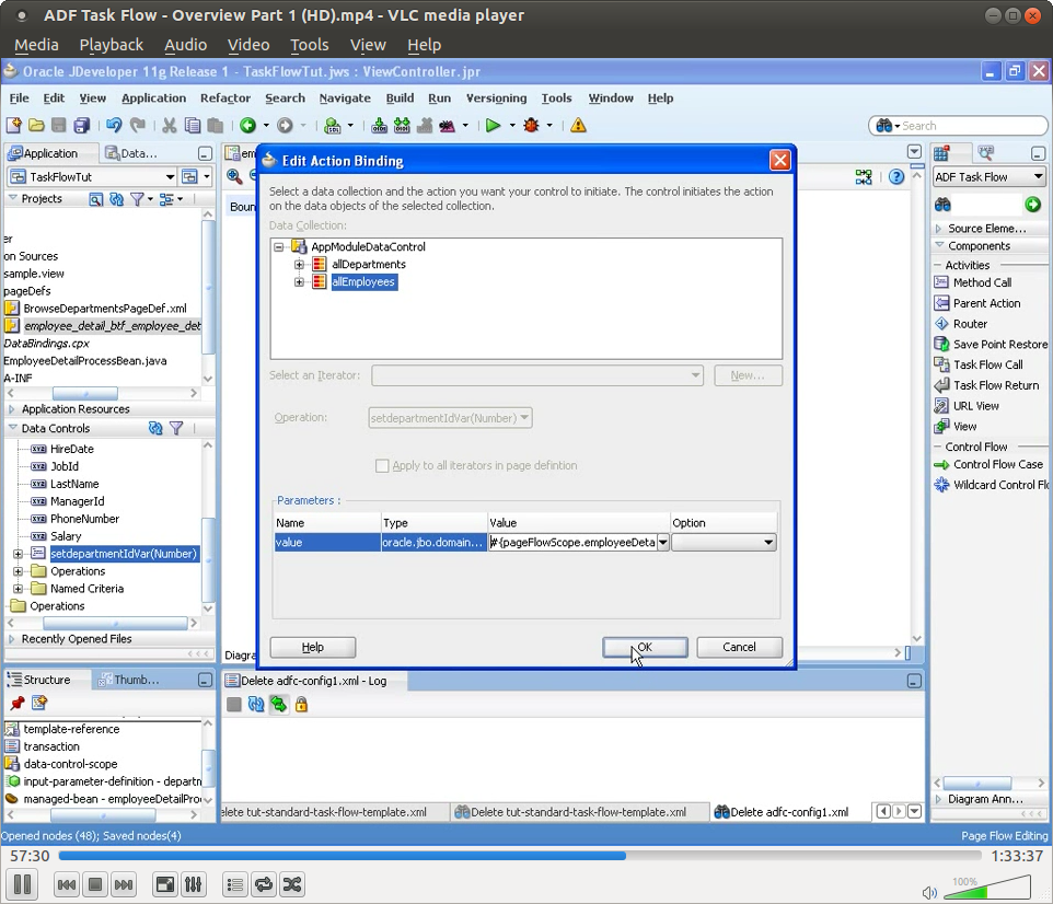 Oracle ADF Task Flow