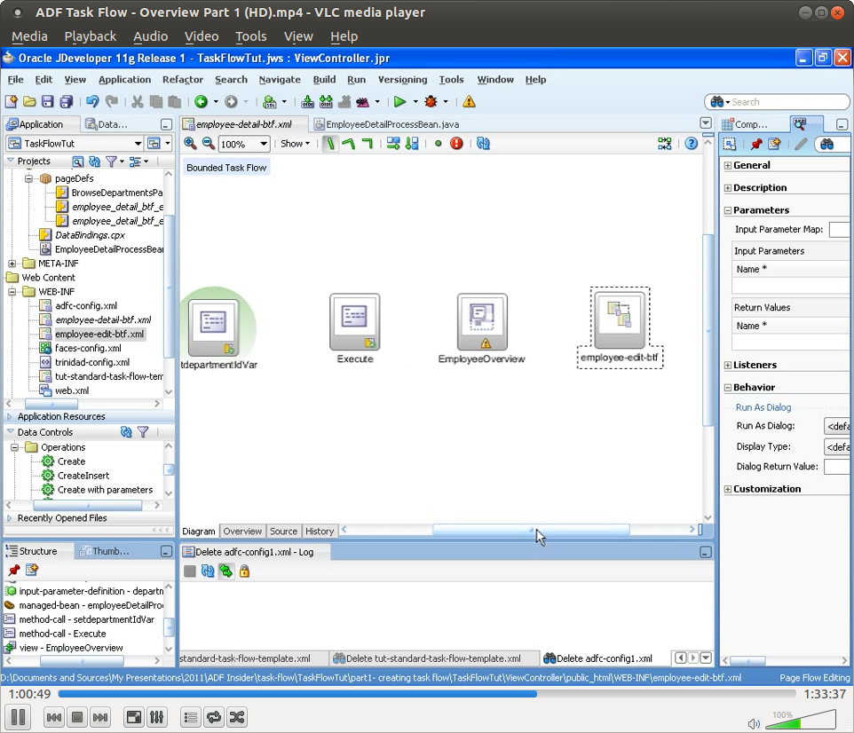 Oracle ADF Task Flow