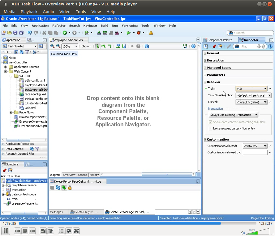 Oracle ADF Task Flow