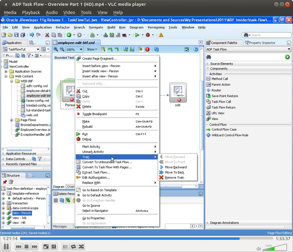 Oracle ADF Task Flow