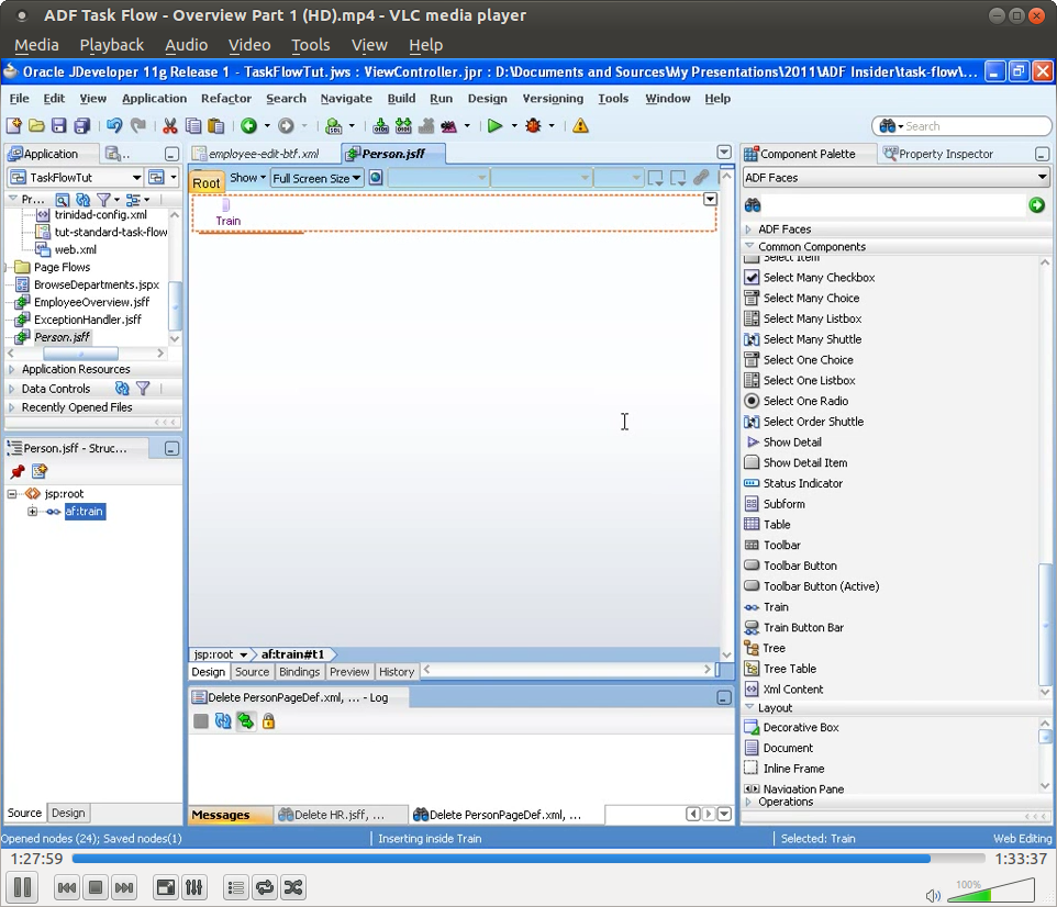 Oracle ADF Task Flow